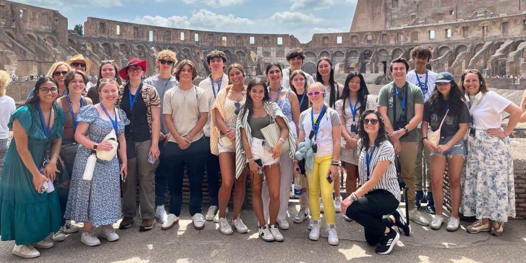 student travel Rome, private school, tampa fla